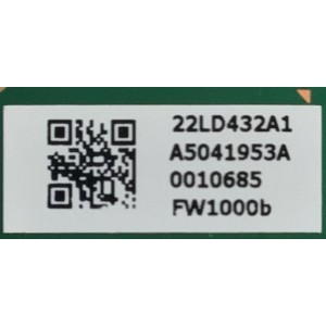 LED DRIVER PARA TV SONY / NUMERO DE PARTE A-5041-953-A / 101376311 / A5041953A / 22LD432A1 / MODELO XR-65X95K / XR65X95K